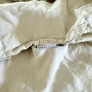 Parachute Linen King Duvet Cover- Color Bone